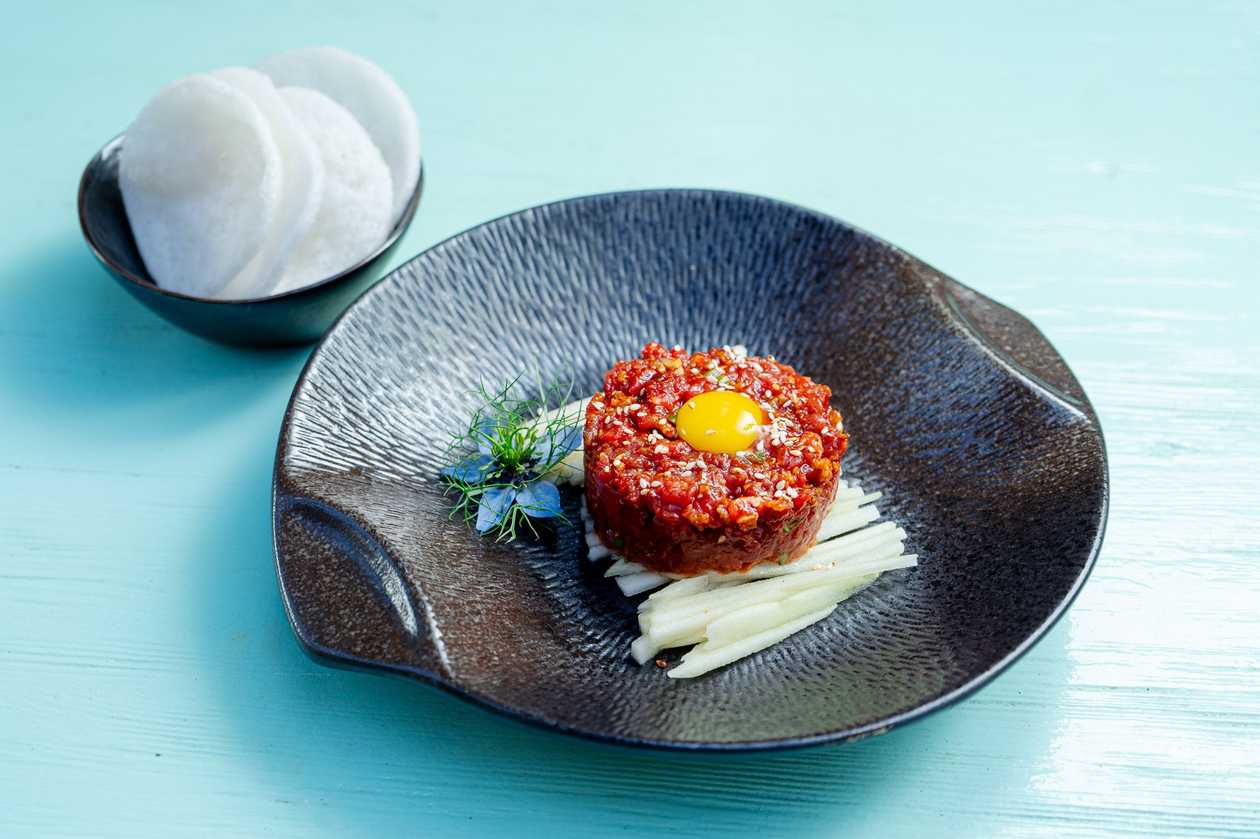 Korean Beef Tenderloin Tartare À La Kim Jong