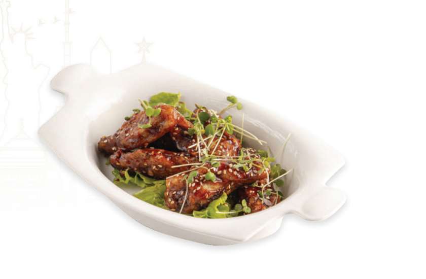 Chicken Wings in BBQ Sauce