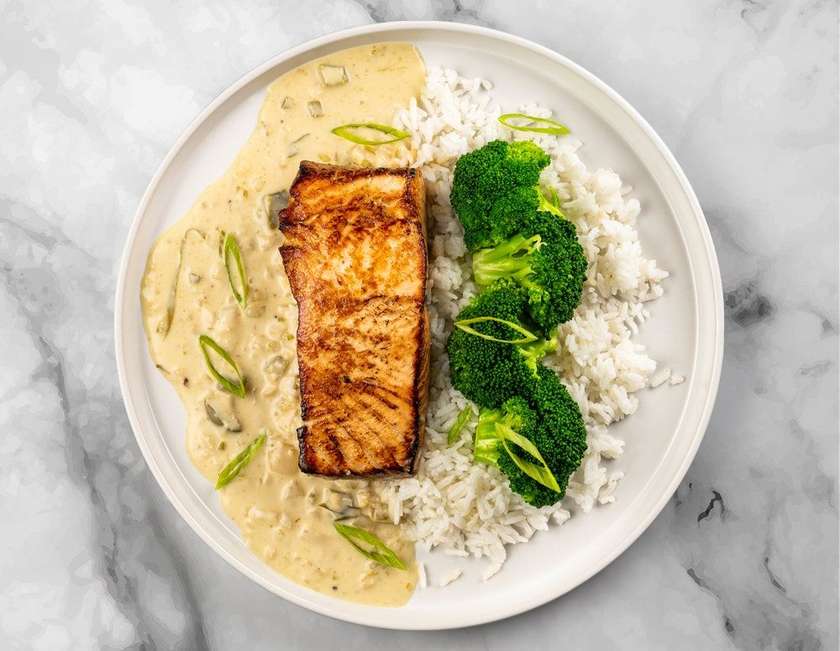 Thai Curry with Salmon