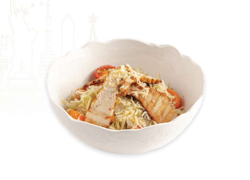 Caesar Salad with Prawns