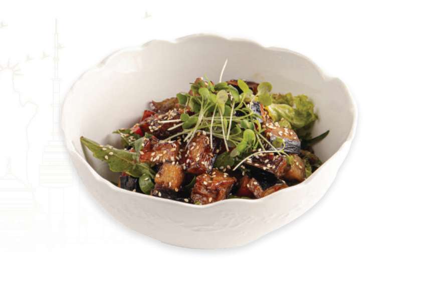 Crispy Eggplant Salad