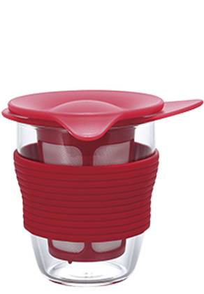 Teapot Glass 200ml (Red)