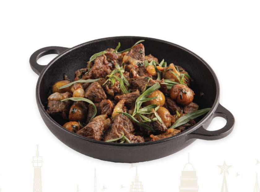 Beef with tarragon