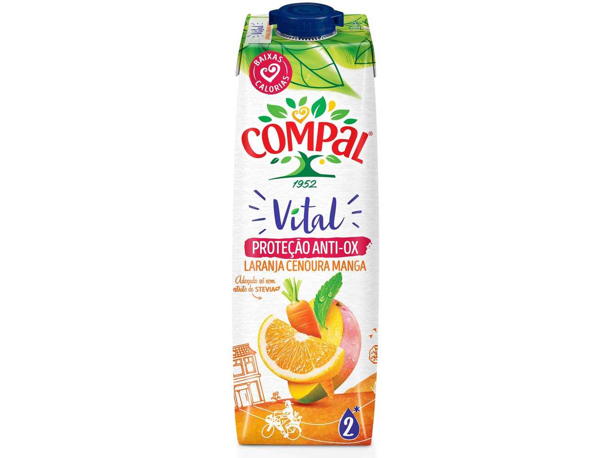 Compal Vital Anti-Ox Laranja Cenoura Manga 1L