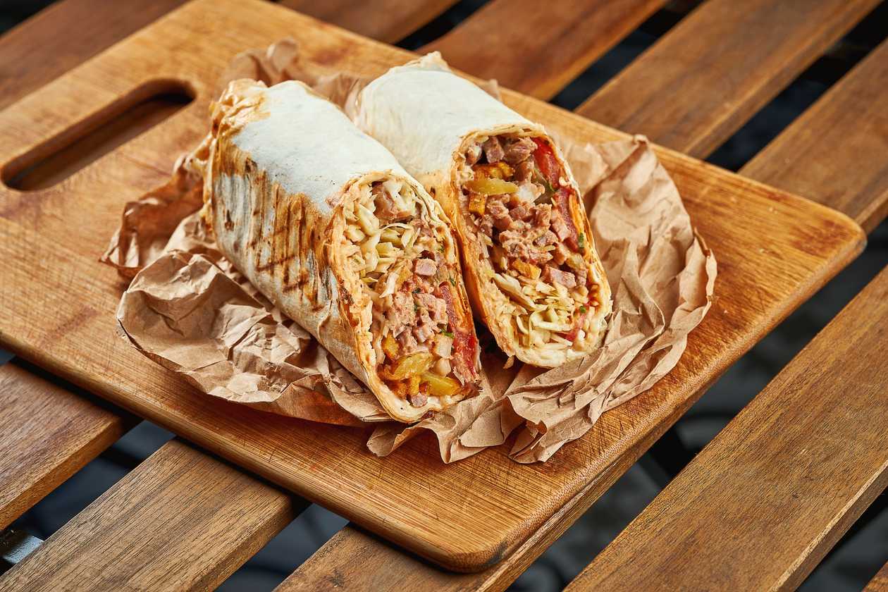 Beef sausage  shawarma