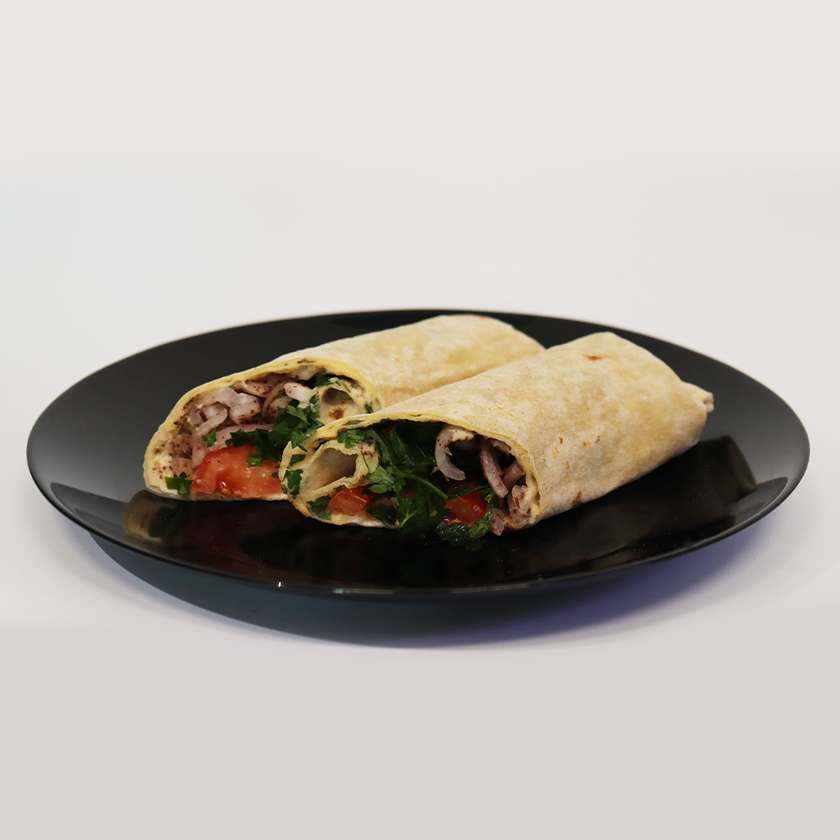Saj humus (fasting product)