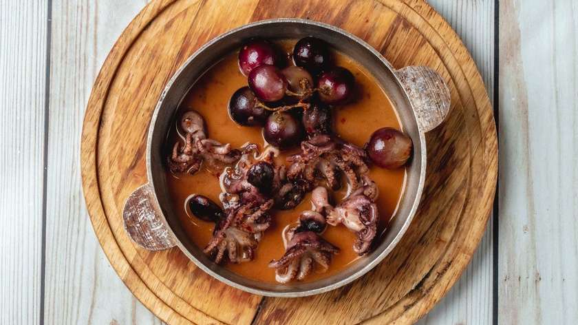 Baby Octopus in Wine