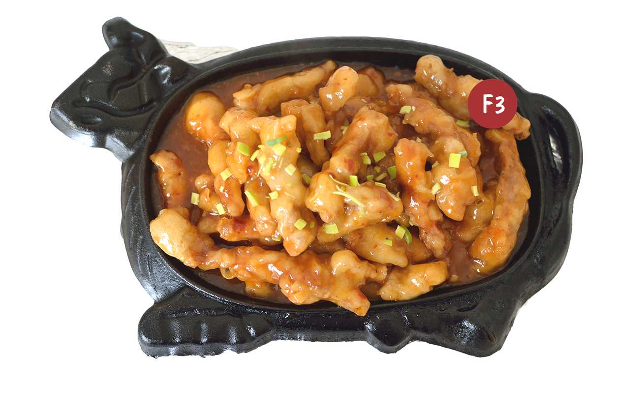 Muşchi de porc cu sos chilli