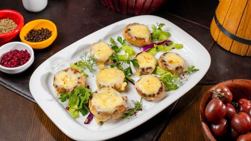 Mushrooms with Cheese