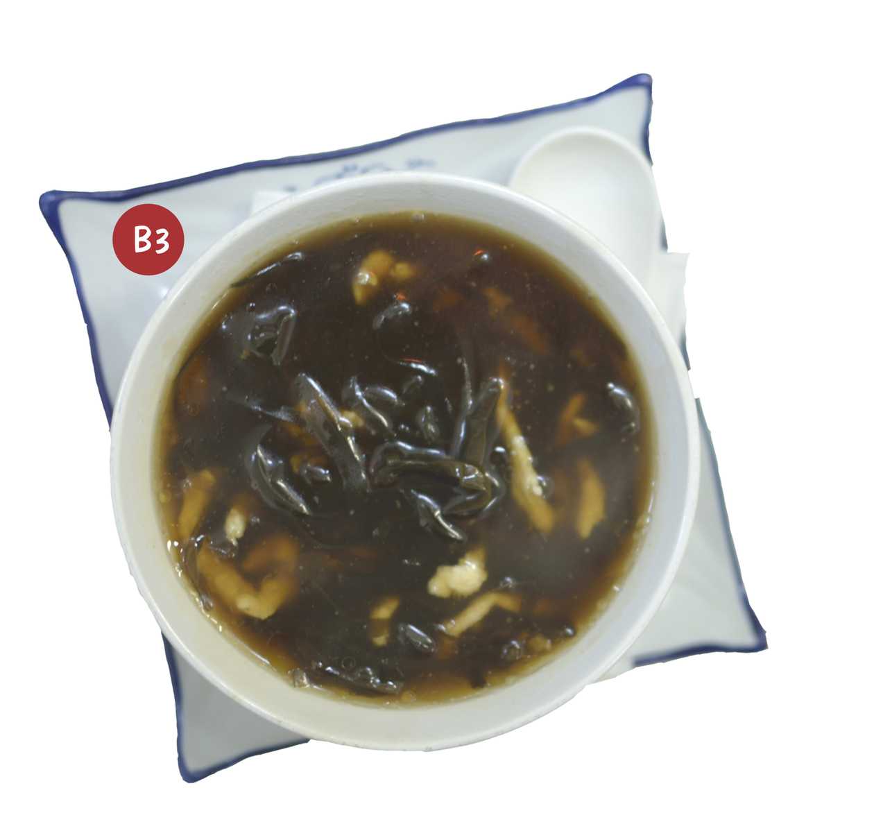 Supă de pui cu alge de mare