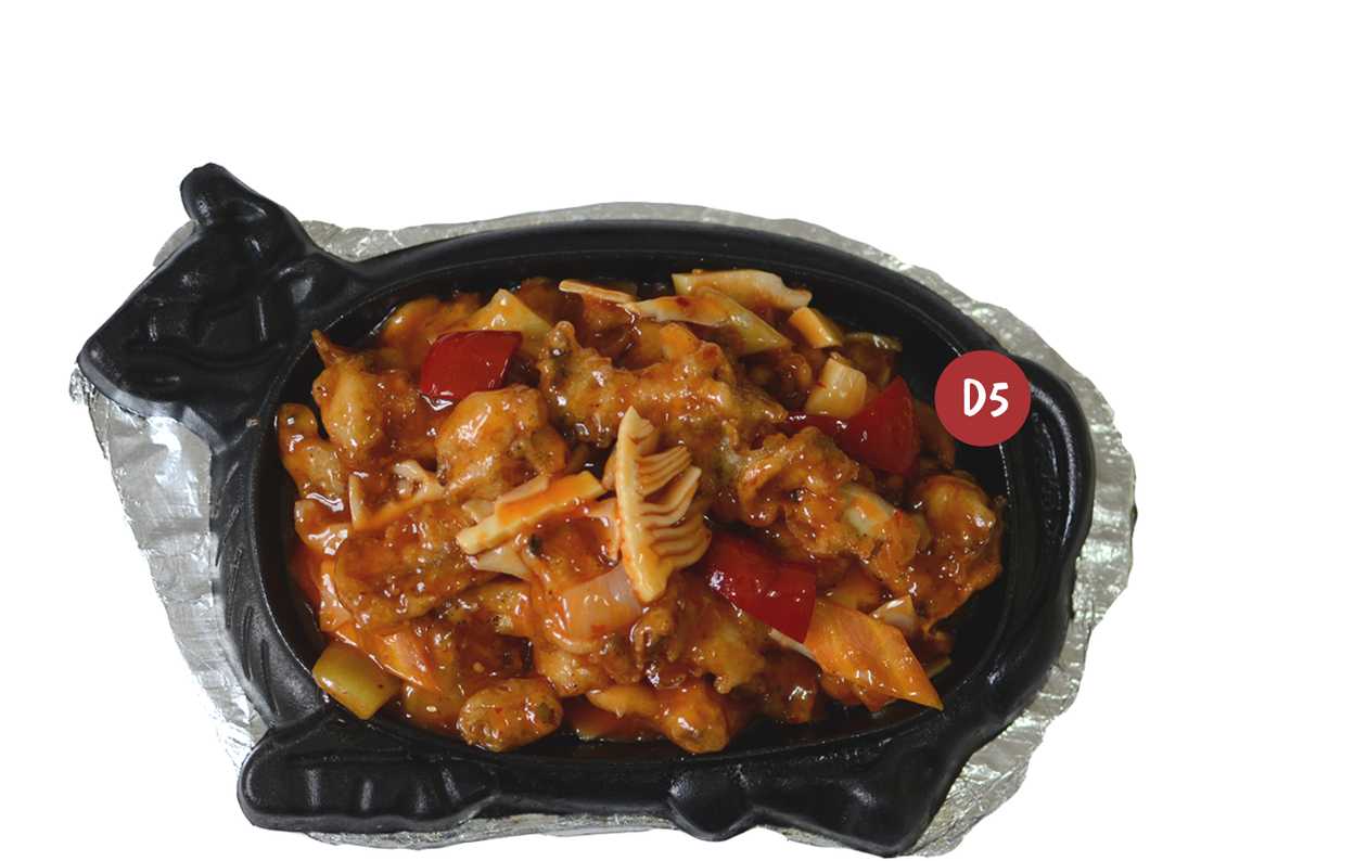 Ciuperci prăjite cu sos chilli