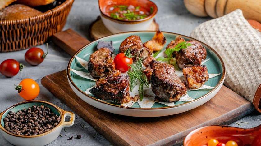 Giblets Kebab