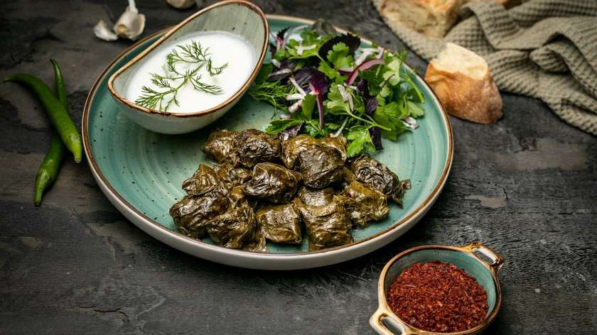 Dolma with Grape Leaves
