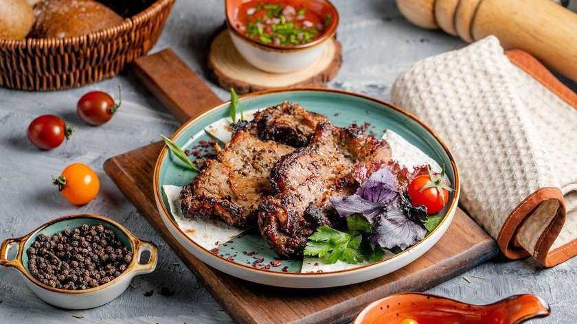 Beef Basdirma Kebab