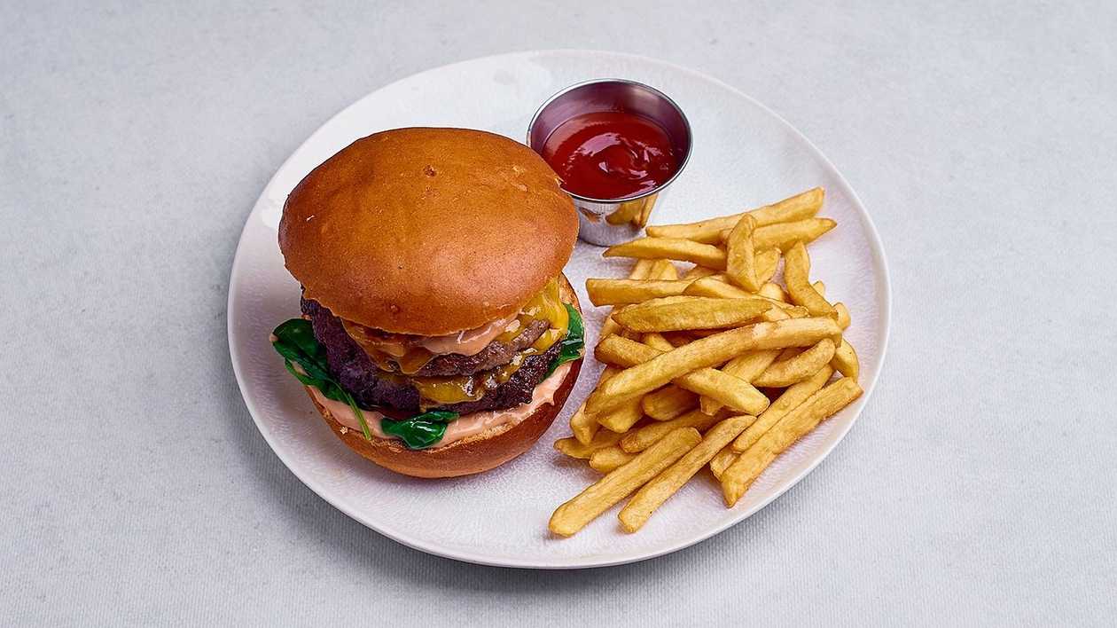 Killer burger+drink