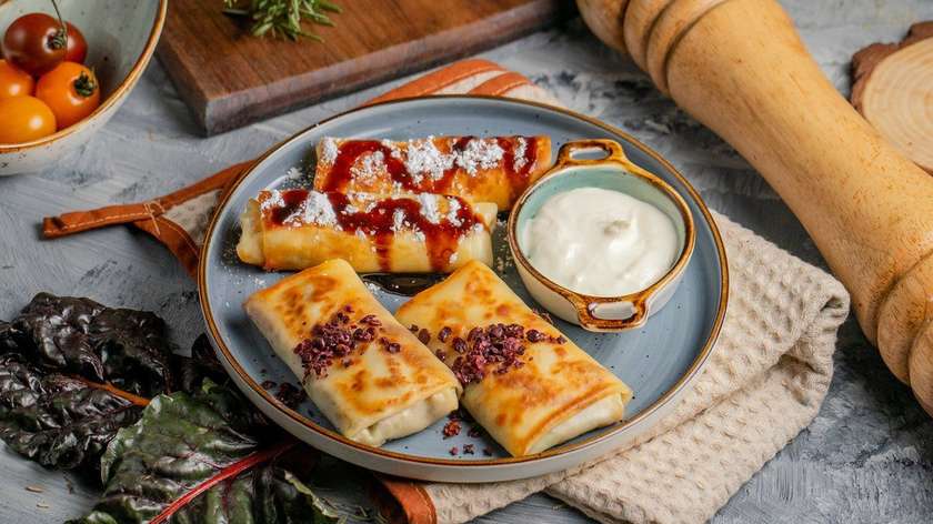Crepe with Meat