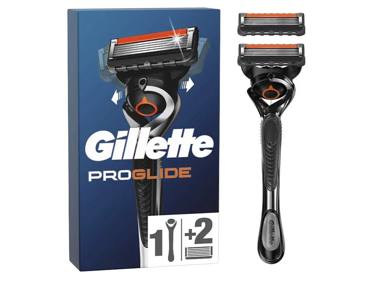 Máquina Barbear Gillette Proglide 1 un + 2 Recargas 1 un