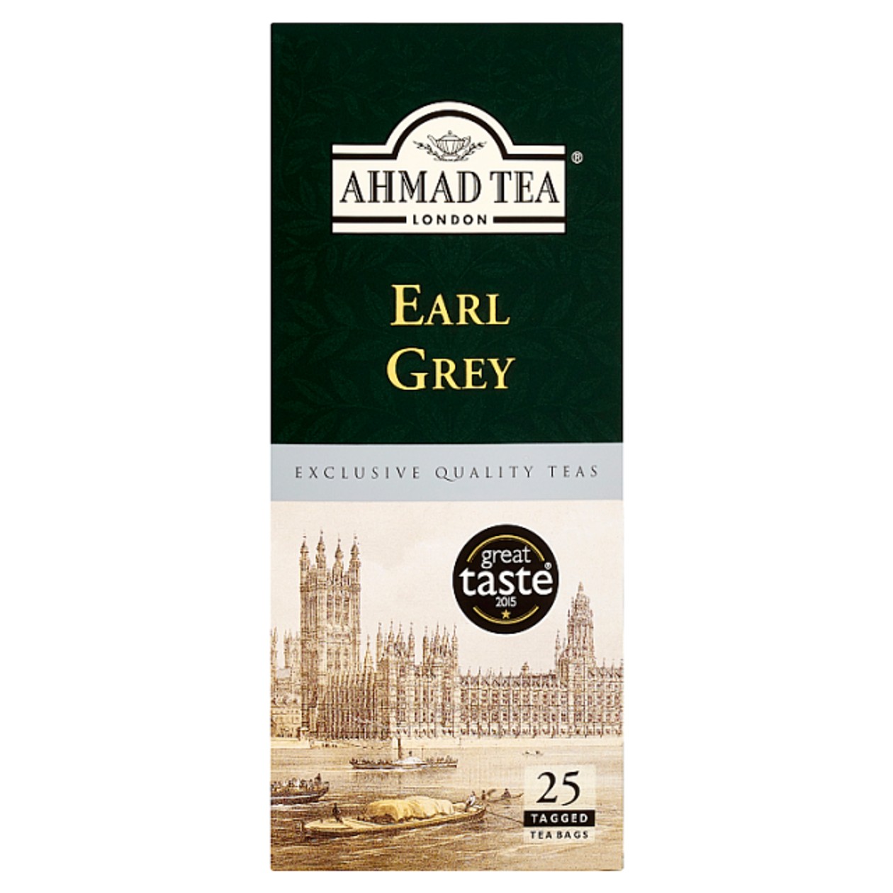 Ahmad Tea Earl grey Černý Čaj 25 X 2g