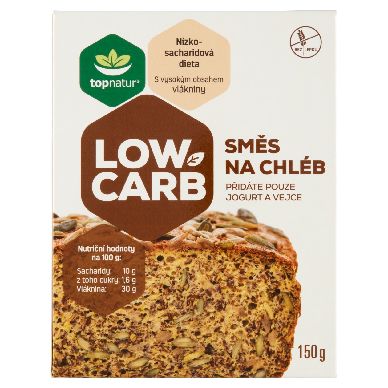 Topnatur Low Carb Směs Na Chléb 150g