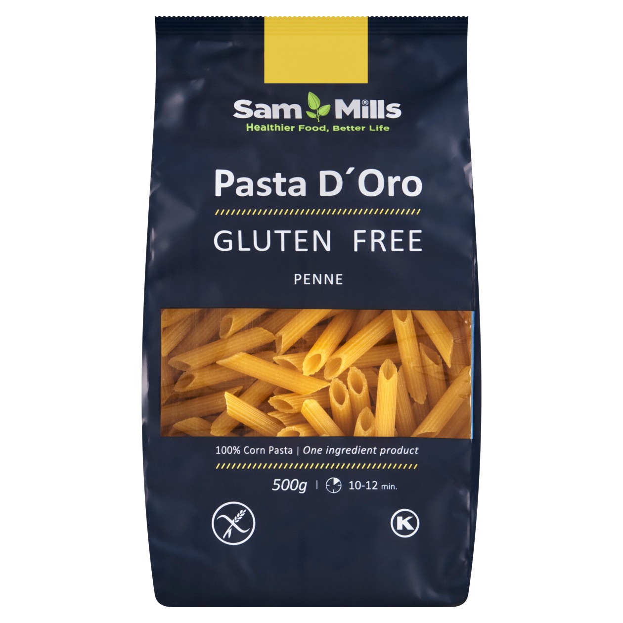 Sam Mills Penne 100% Kukuřičné Těstoviny Bez Lepku 500g