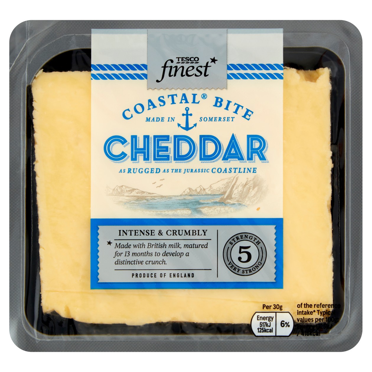 Tesco Finest Cheddar Tvrdý Plnotučný Sýr 200g