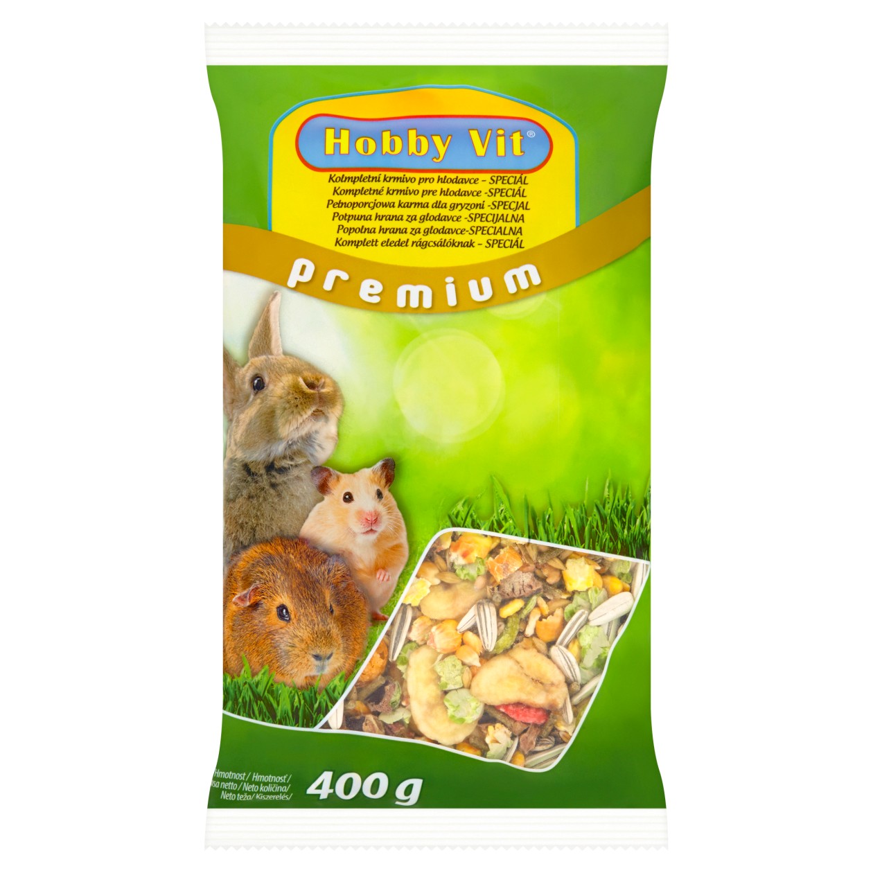 Hobby Vit Premium Kompletní Krmivo Pro Hlodavce Speciál 400g