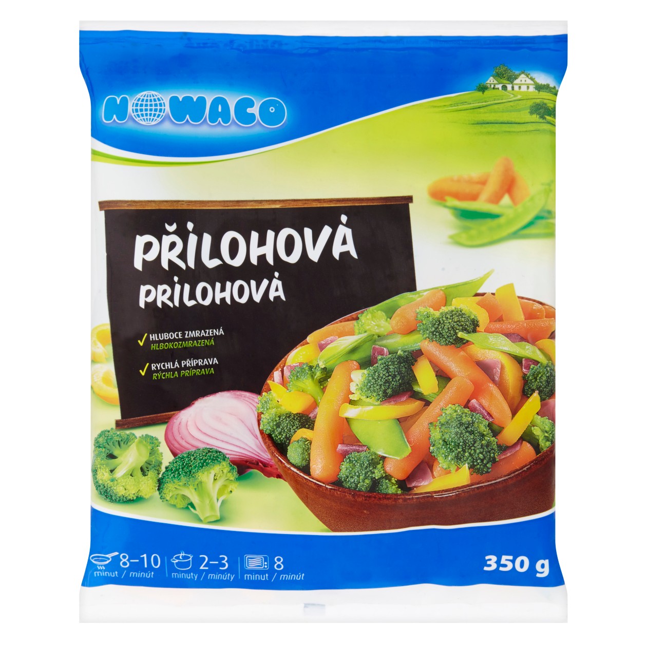 Nowaco Přílohová hluboce zmrazená zeleninová směs 350g
