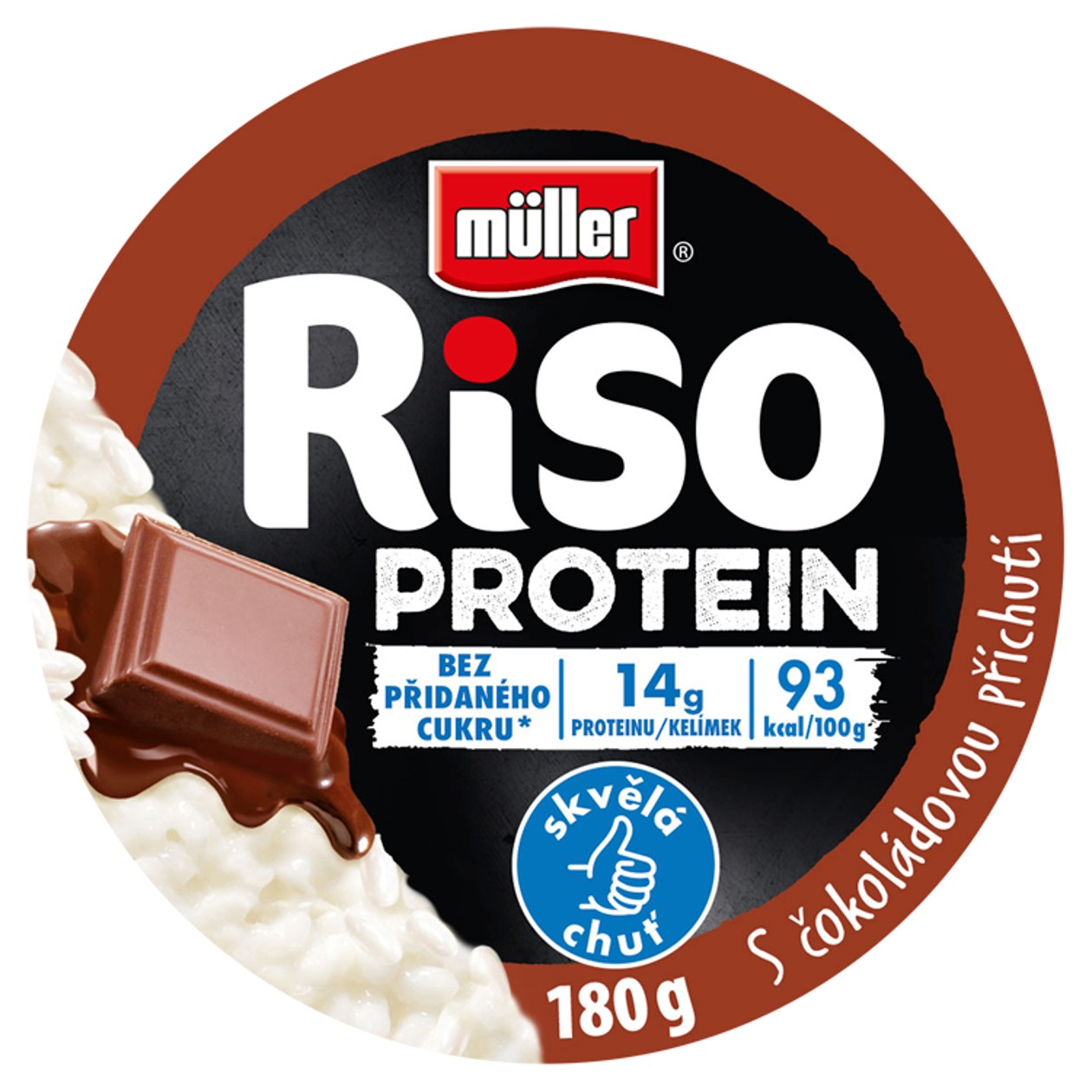 Müller Riso Protein mléčný Rýžový Dezert 180g