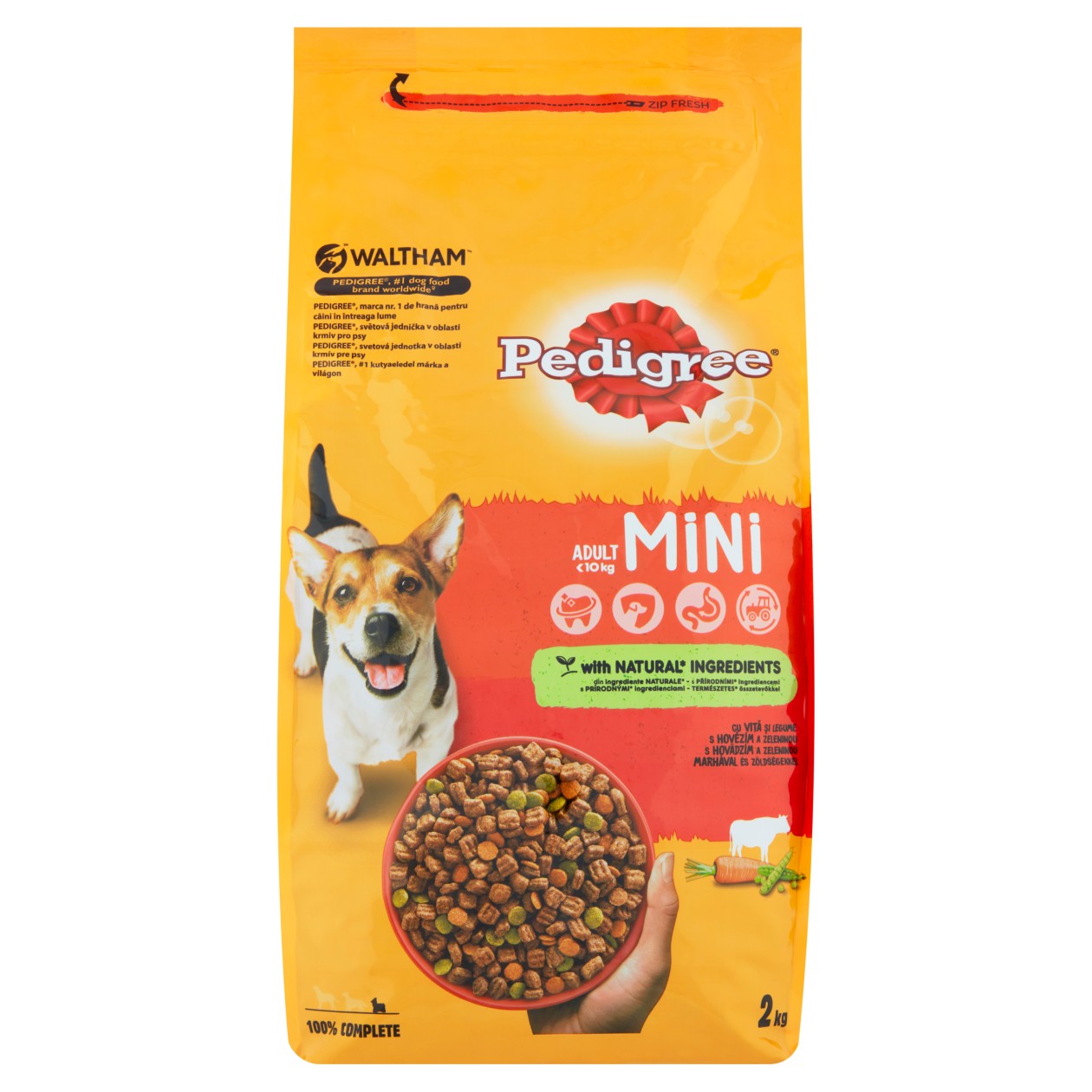 Pedigree Mini Adult With Beef And Vegetables 2Kg