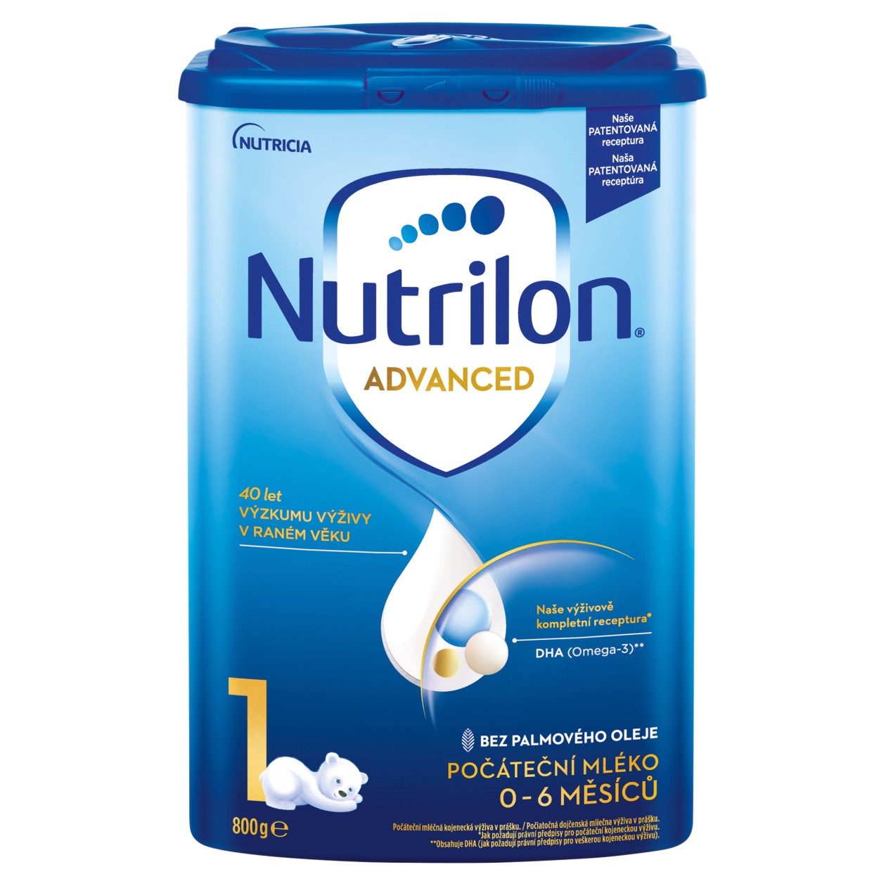 Nutrilon Advanced 1 Počáteční Kojenecké mléko Od Narození 800g