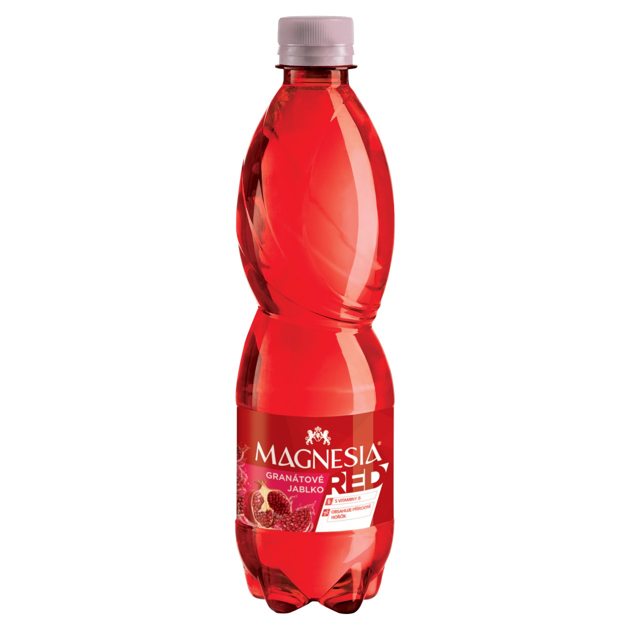 Magnesia Red granátové Jablko Jemně Perlivá 0,5L