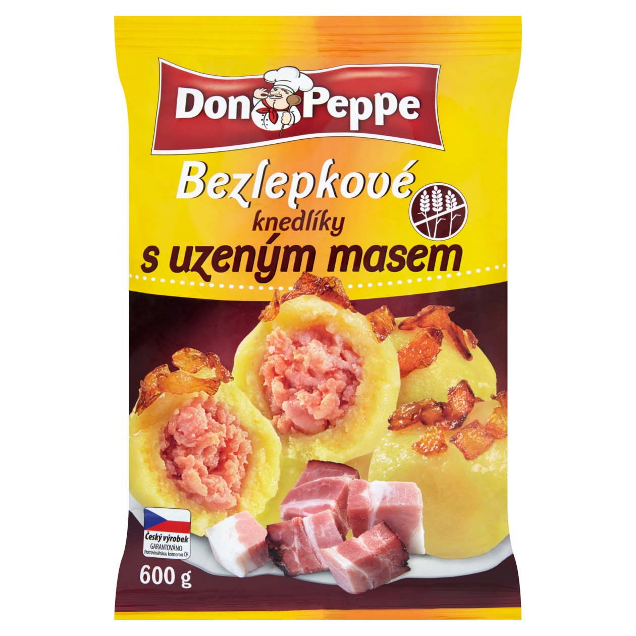 Don Peppe Bezlepkové Knedlíky S Uzeným Masem 600g