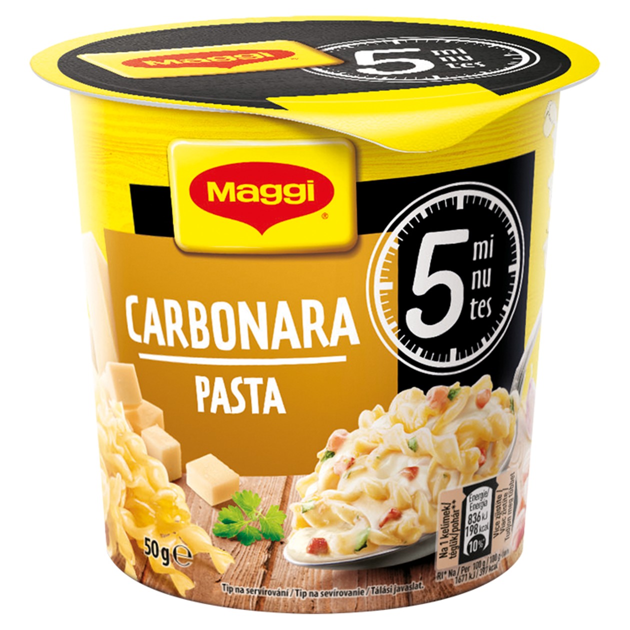 Maggi 5 Minutes Pasta Carbonara Pot 50g