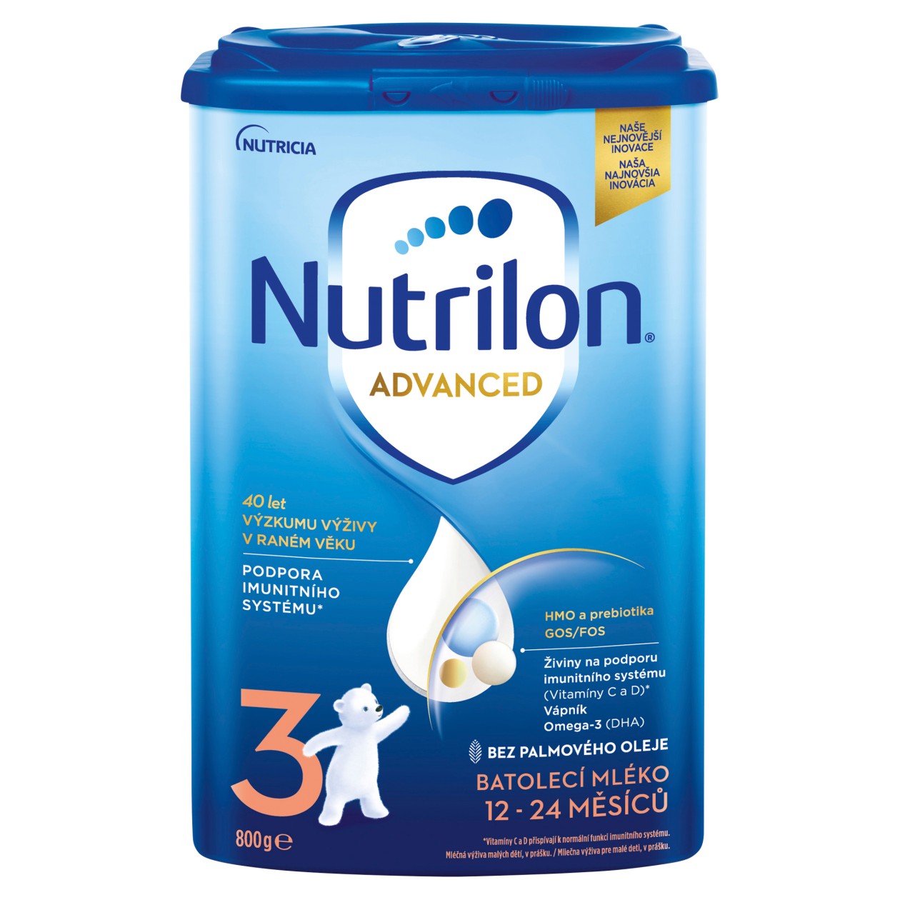 Nutrilon Advanced 3 Batolecí mléko Od Uk. 12. Měsíce 800g