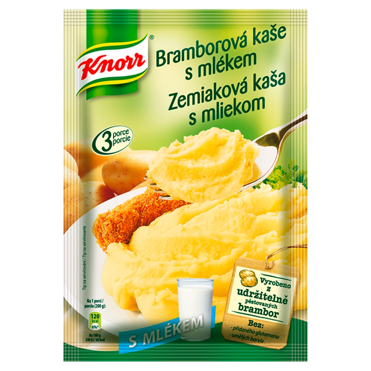 Knorr Příloha Bramborová Kaše S mlékem 94,5g