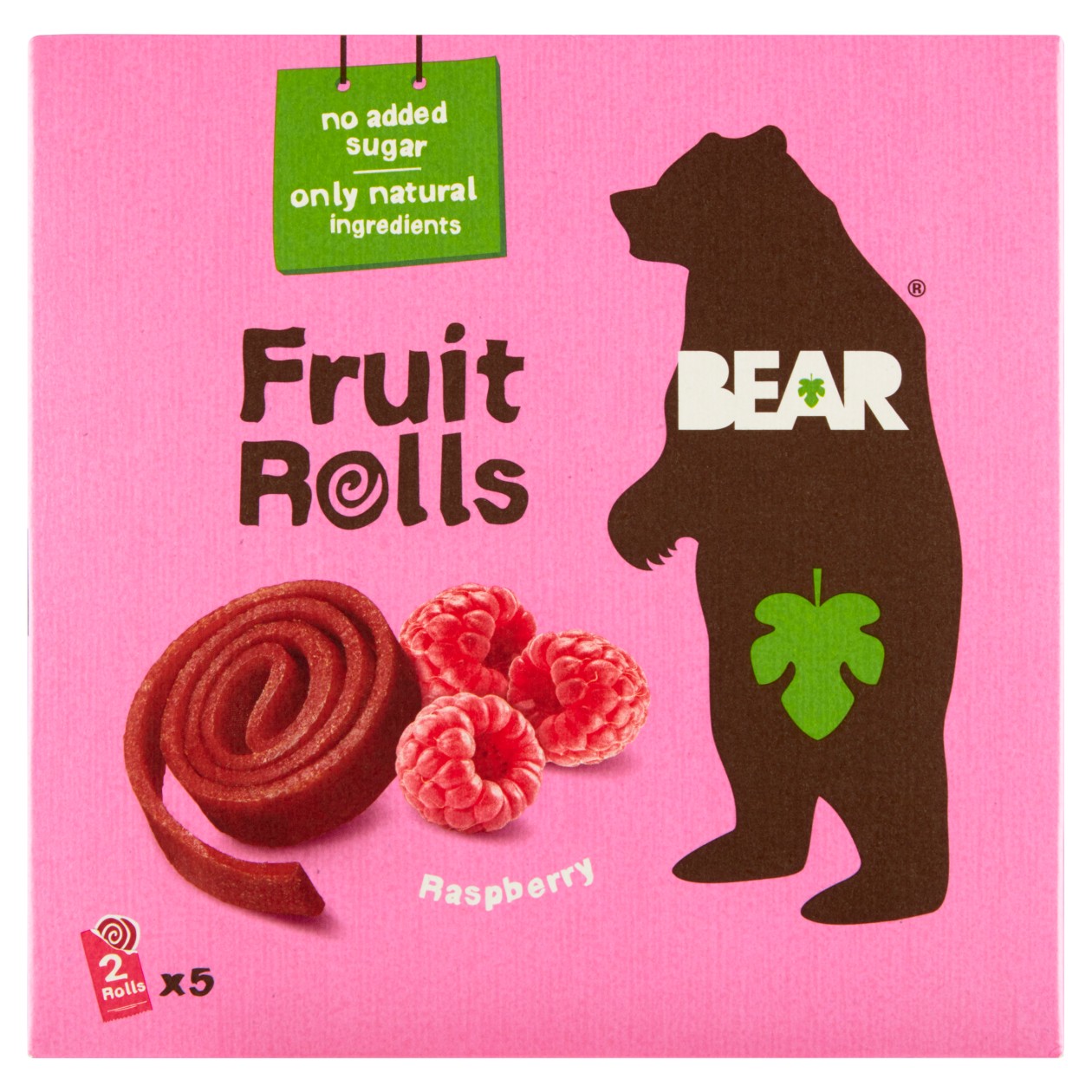 Bear Raspberry Jemně Sušené Rolované Plátky Z Ovoce A Zeleniny 5 X 20g
