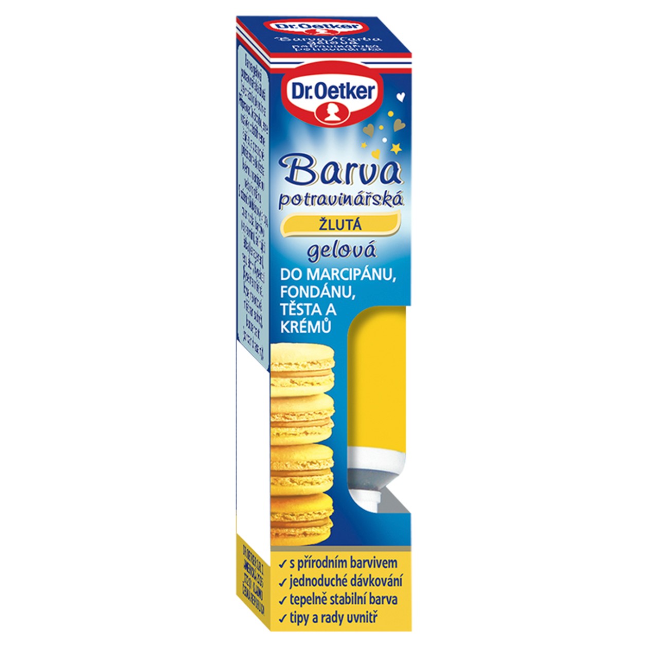 Dr. Oetker Barva gelová Potravinářská Žlutá 10g