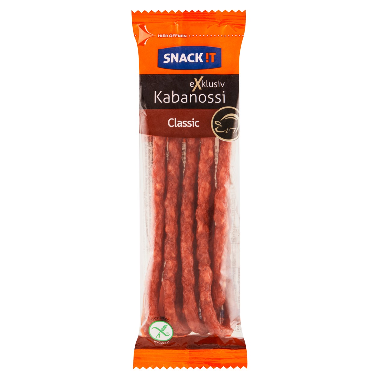 Snack !t Exklusive Kabanos Classic vepřový 50g