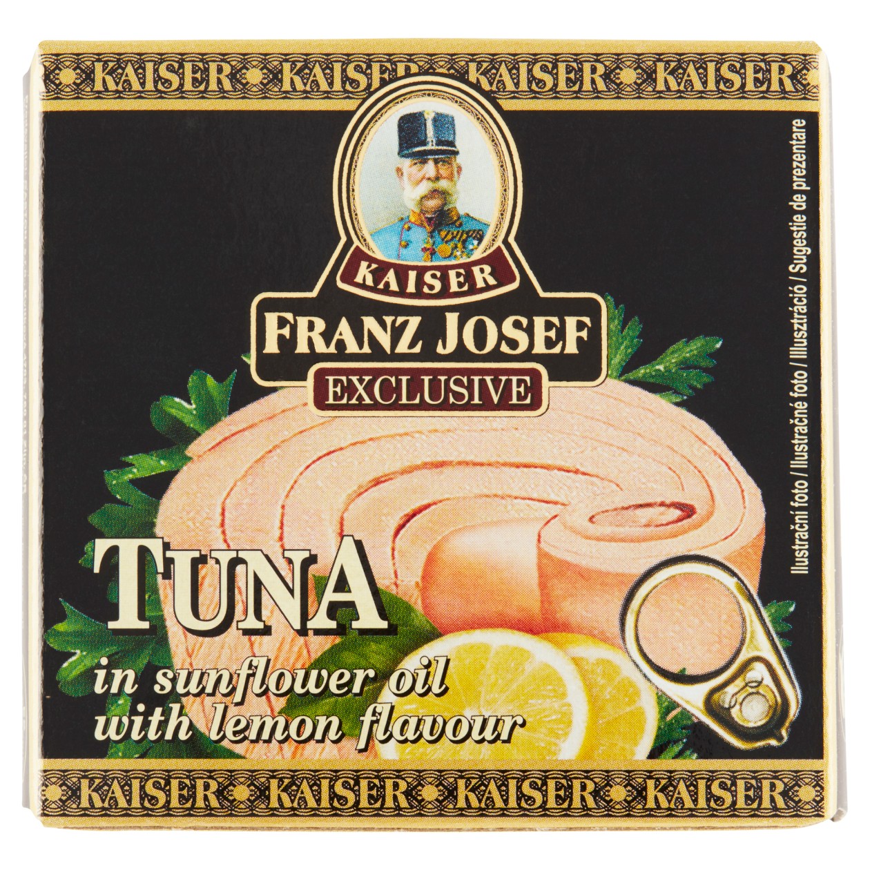 Franz Josef Kaiser Exclusive Tuňák Ve Slunečnicovém Oleji S Příchutí Citronu 80g