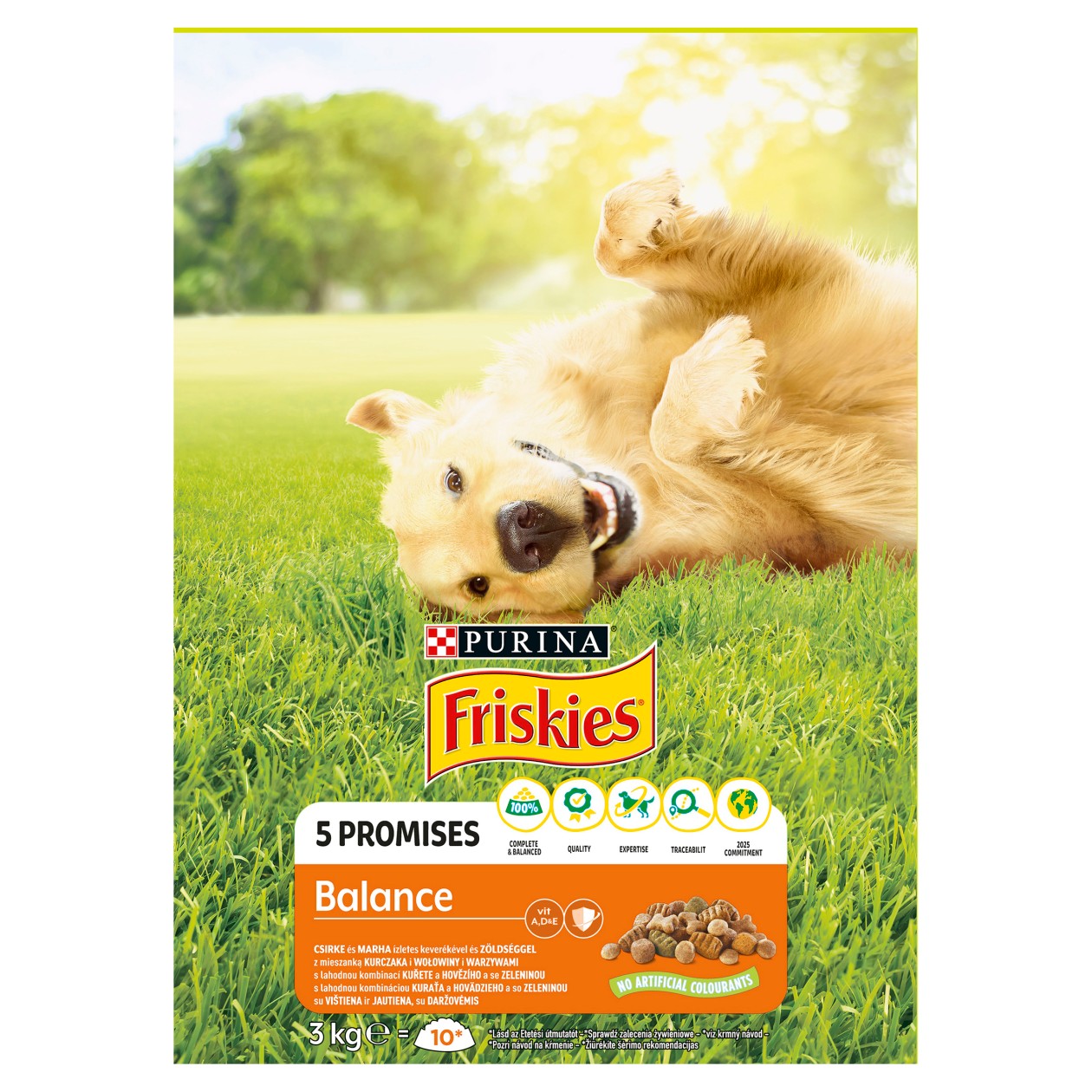 Friskies® Balance With A Delicious Combination Of Chicken And Beef And With Vegetables 3Kg