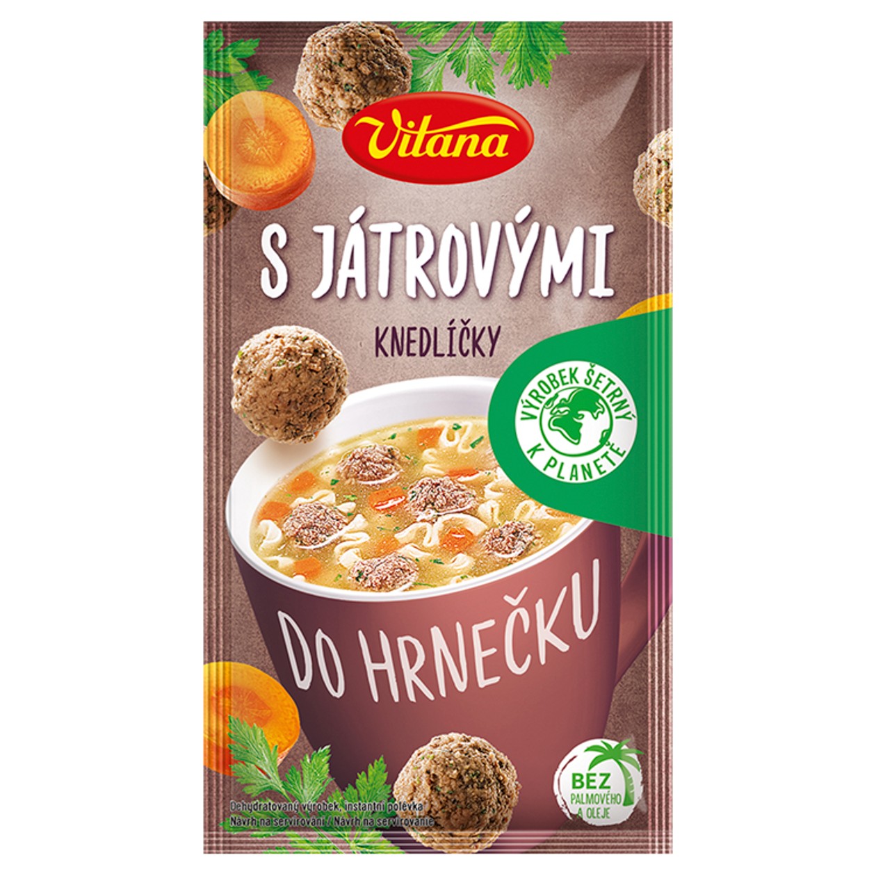 Vitana Do Hrnečku Instantní Polévka S Játrovými Knedlíčky 14g
