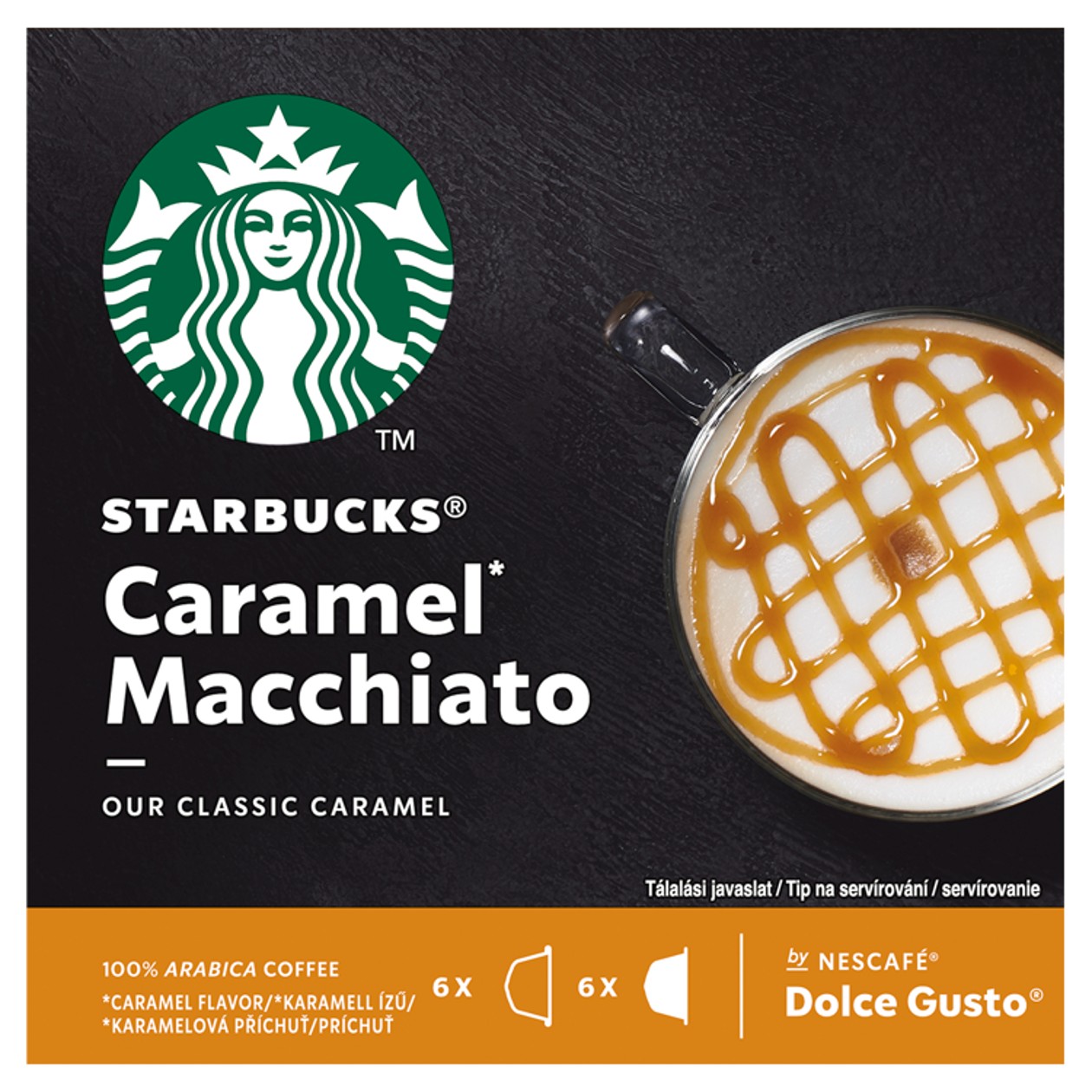 Starbucks Caramel Macchiato By Nescafe Dolce gusto - Kávové Kapsle - 12 Kapslí V Balení