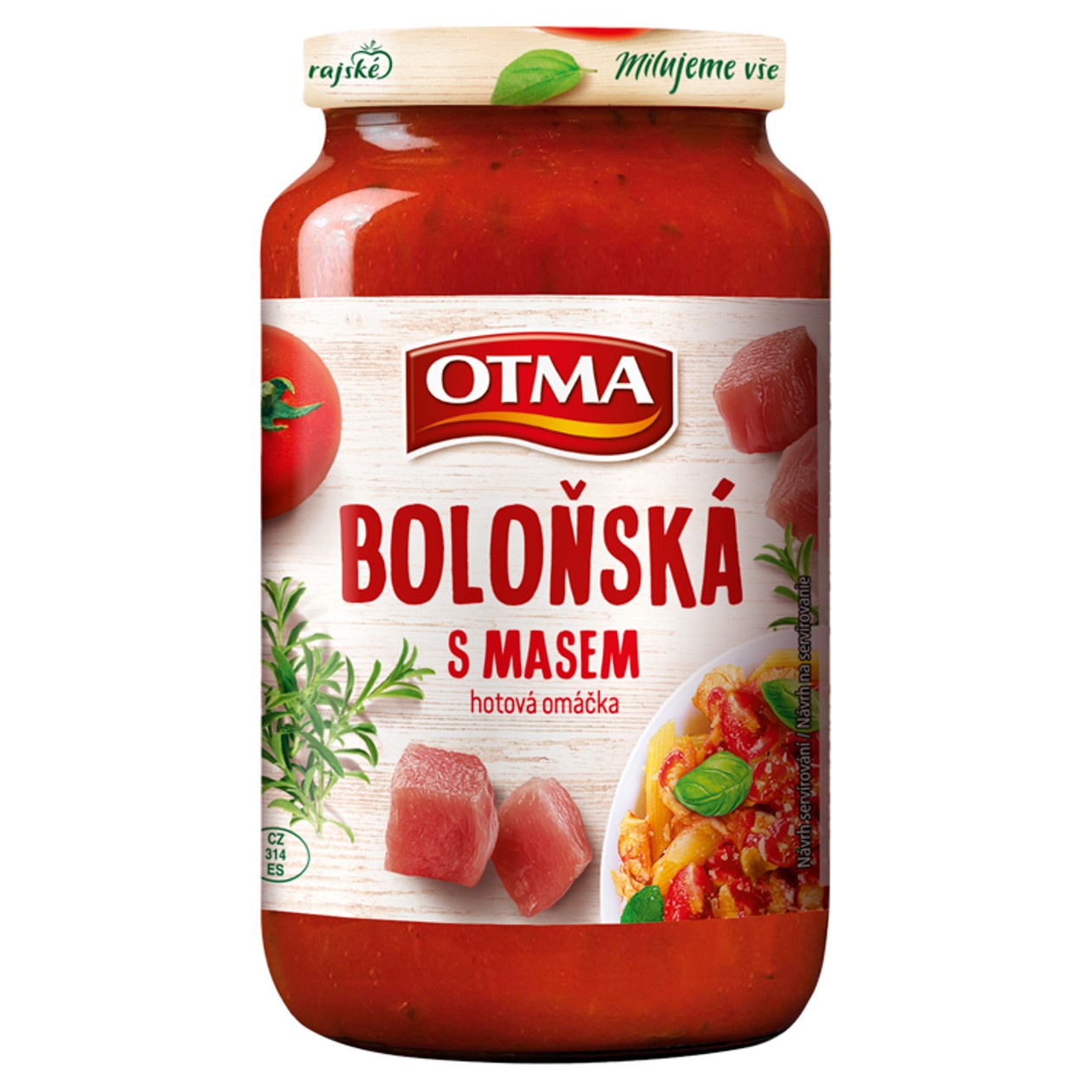 Otma Boloňská S Masem Hotová Omáčka 350g