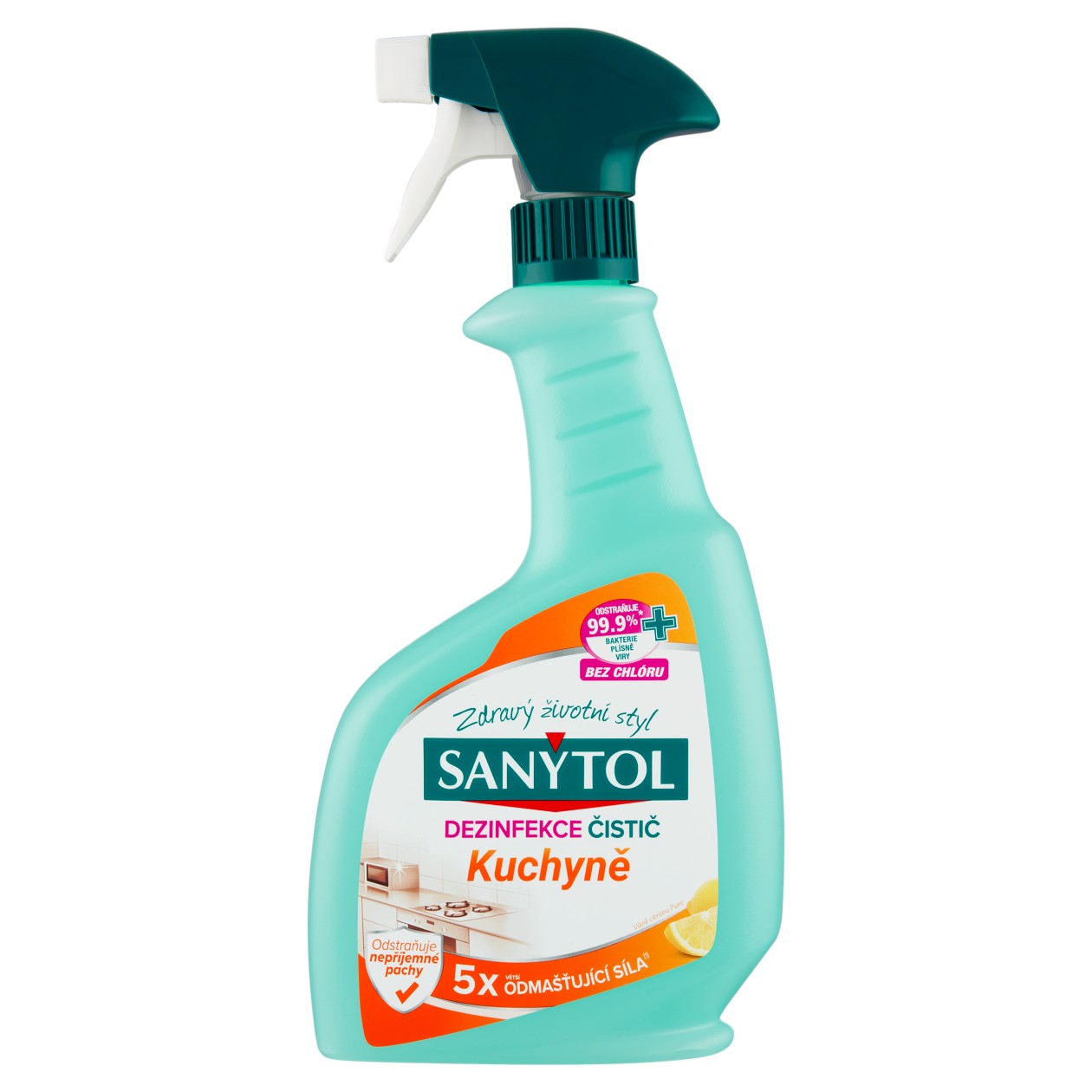 Sanytol Dezinfekce Čistič Kuchyně Vůně Citrónu 500Ml
