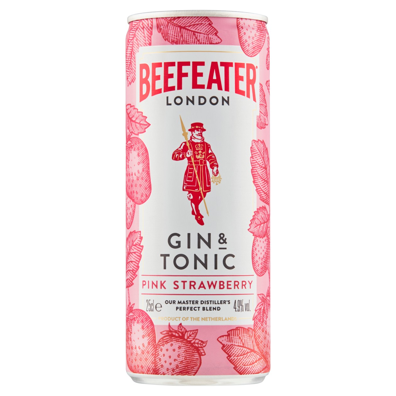 Beefeater Pink Strawberry gin & Tonic 250Ml