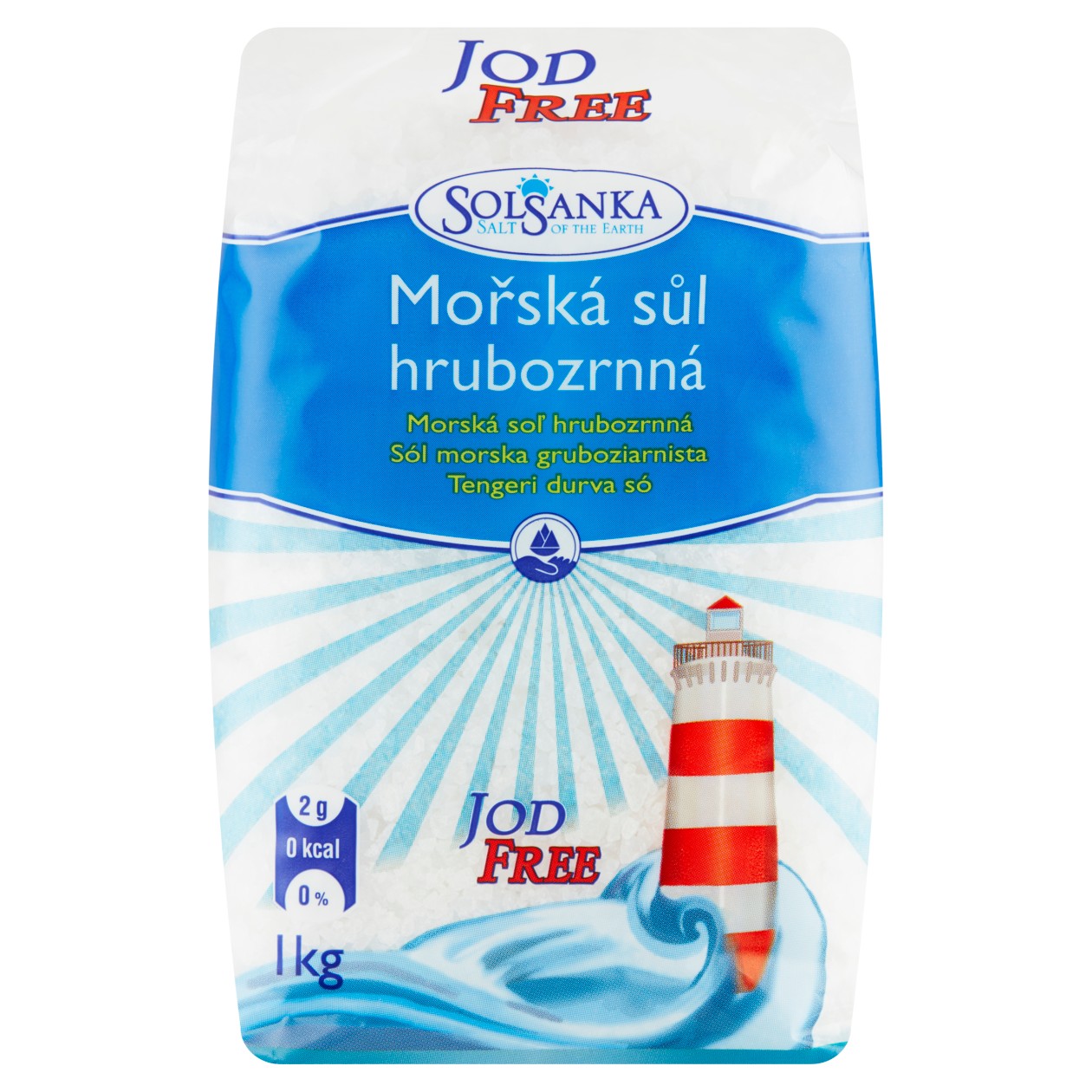 Solsanka Mořská Sůl Hrubozrnná 1Kg