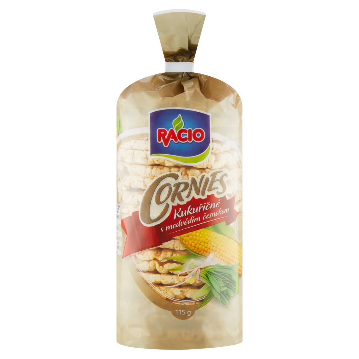 Racio Cornies Kukuřičné S Medvědím Česnekem 115g