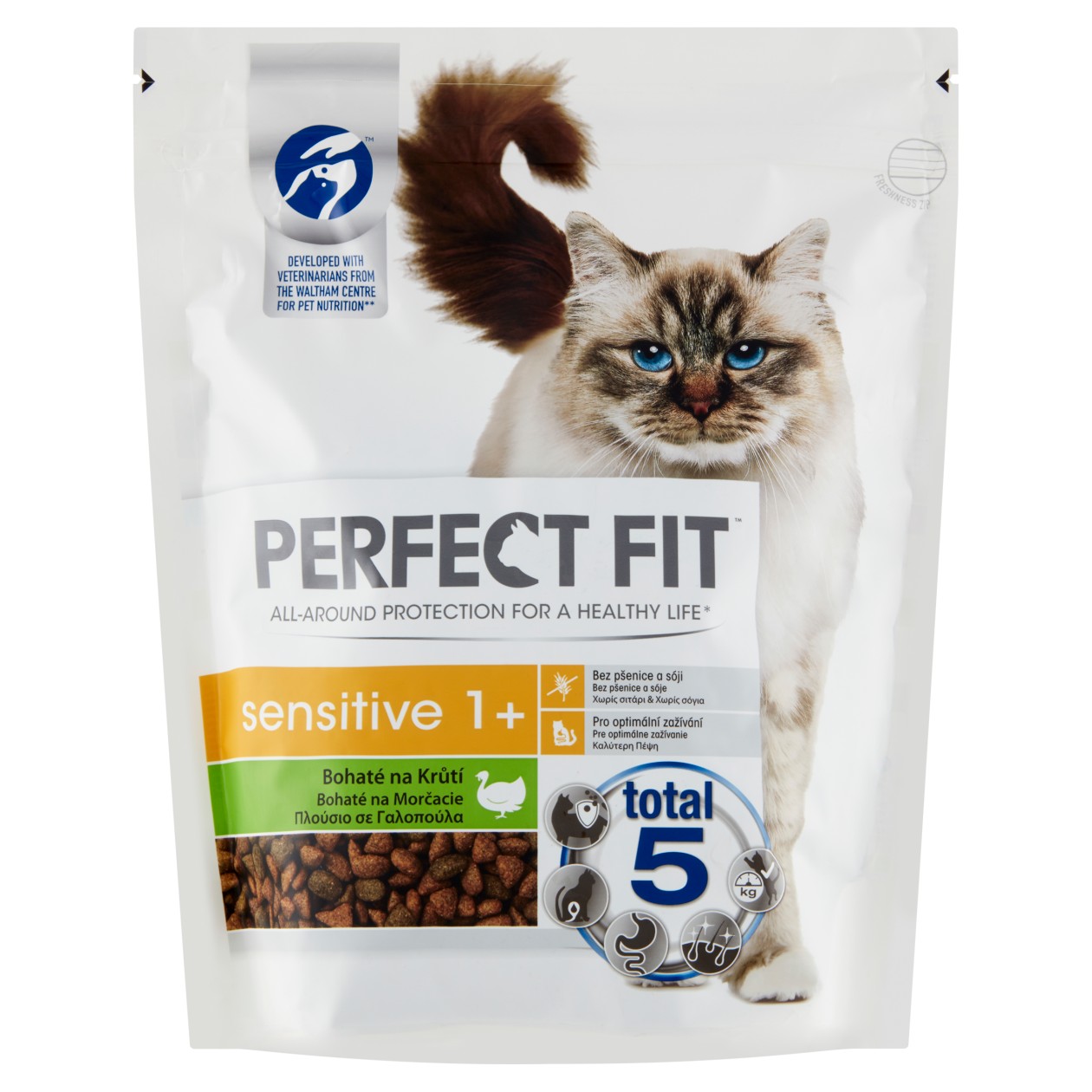 Perfect Fit Sensitive 1+ Rich In Turkey 750g