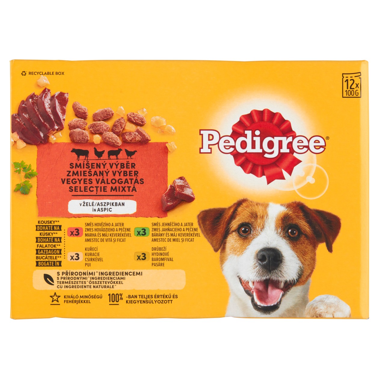 Pedigree Smíšený Výběr V Želé 12 X 100g (1,2Kg)