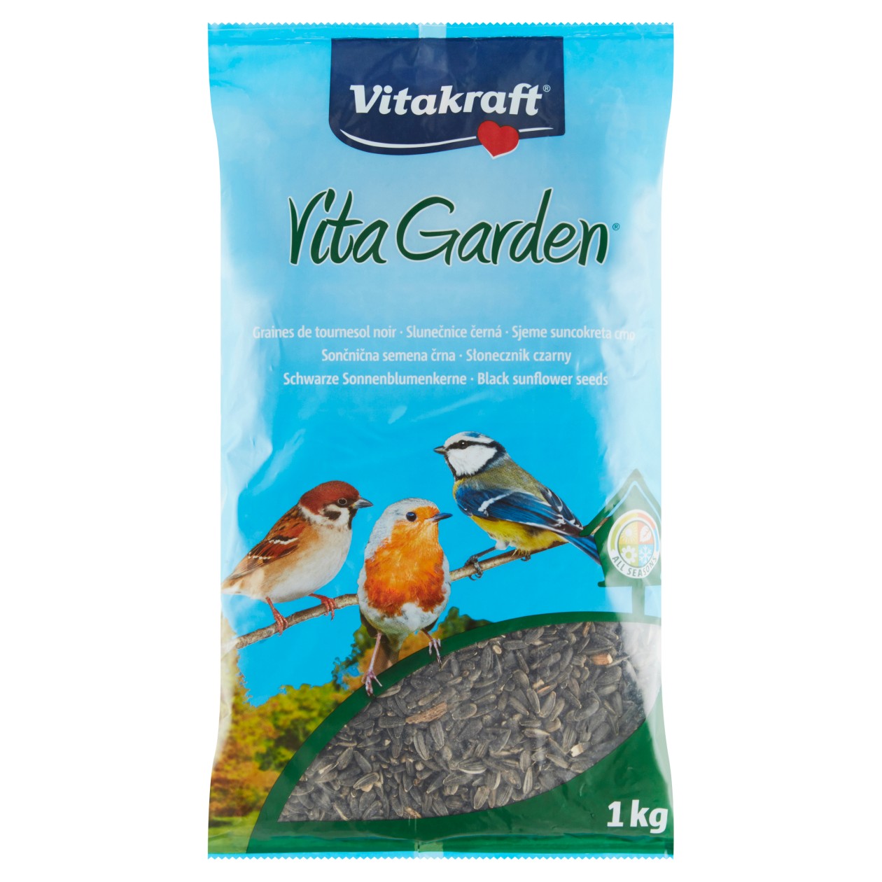 Vitakraft Vita garden Slunečnice Černá 1Kg